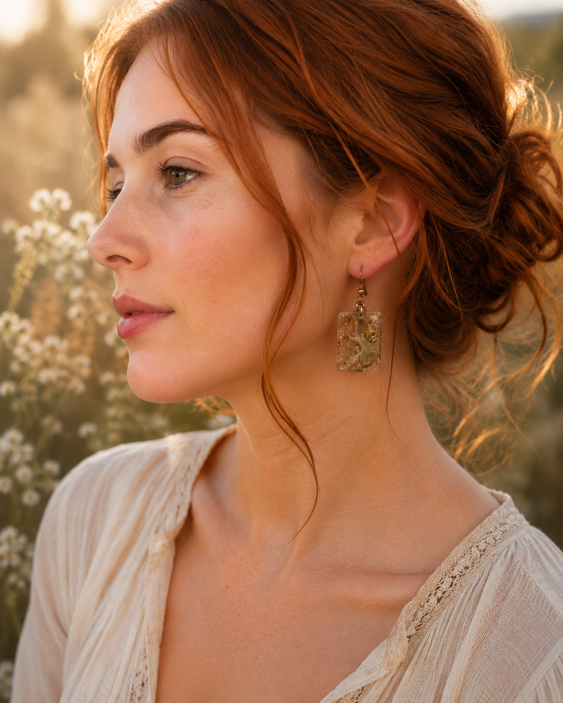 Soft Meadow Light Earrings