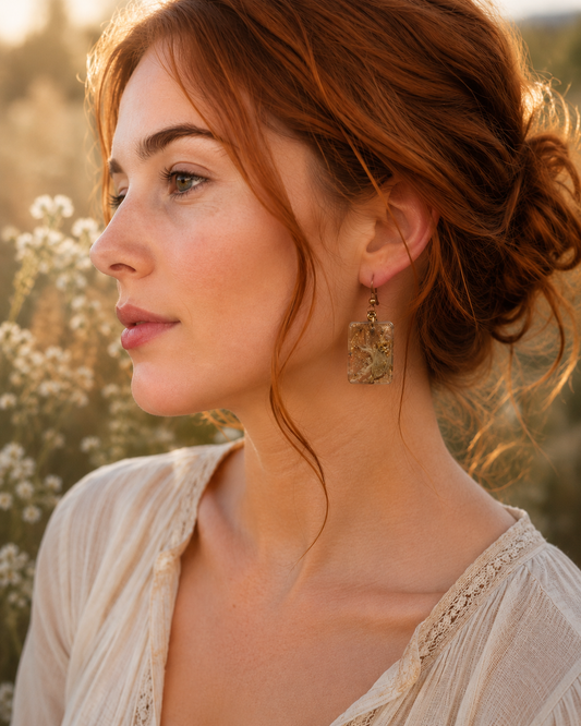Soft Meadow Light Earrings
