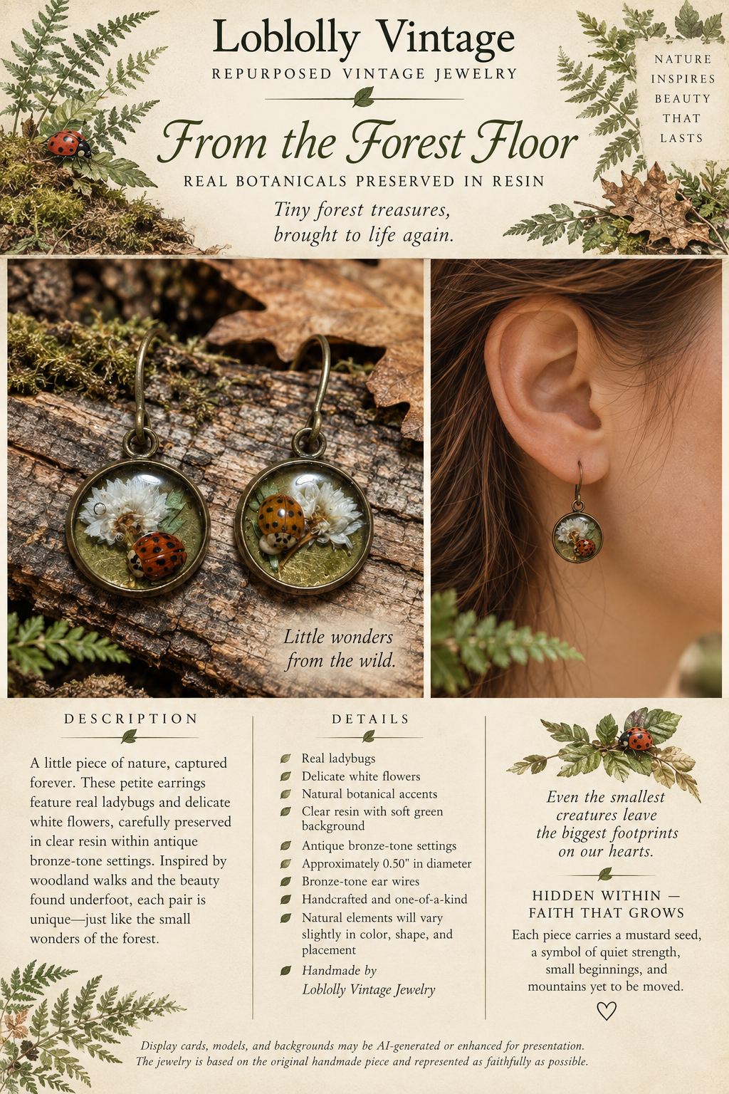 Ladybug Wishes Earrings