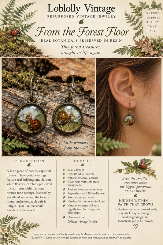 Ladybug Wishes Earrings