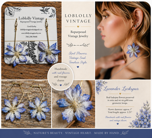 Lavender Drift Earrings