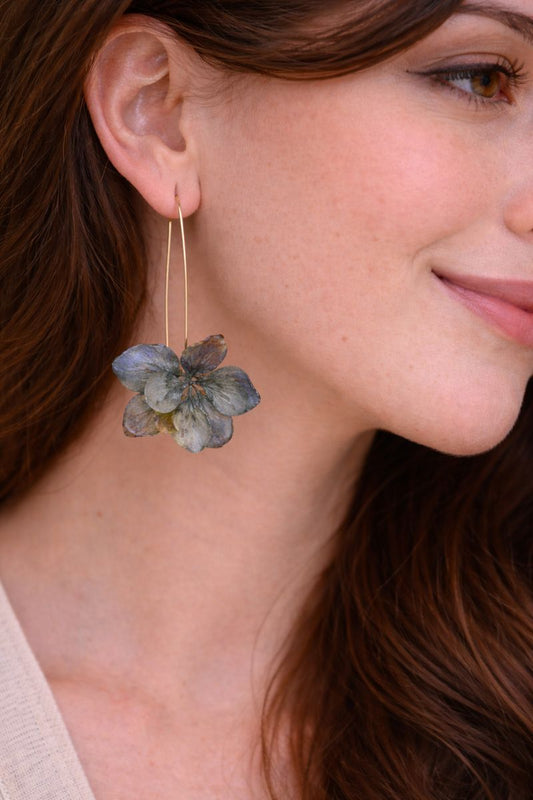 Blue Hydrangea Everheld Earrings