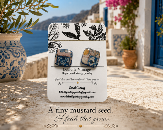 Mediterranean Mosaic Studs