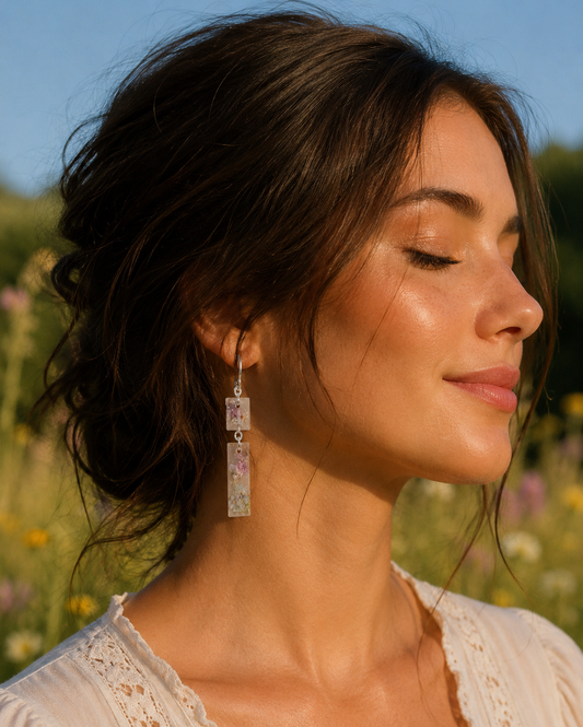 Soft Meadow Light Earrings