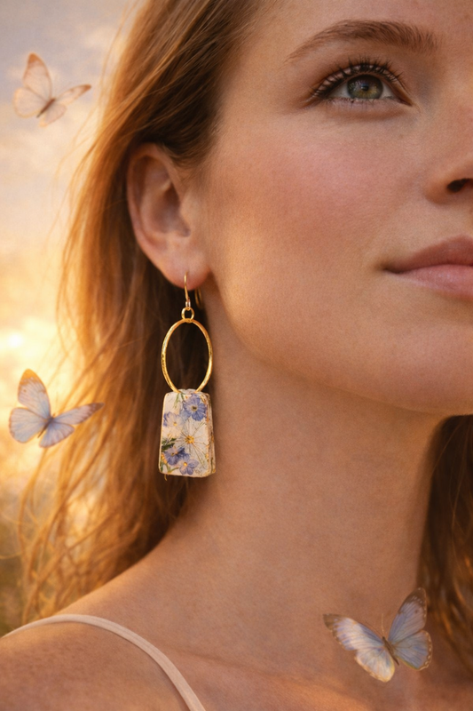Blue in Bloom Earrings