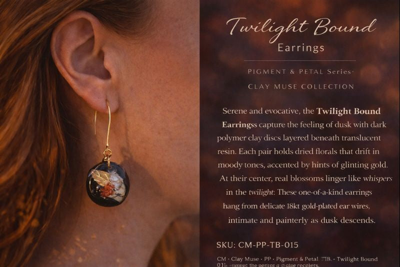 Pigment & Petal Drop Earring