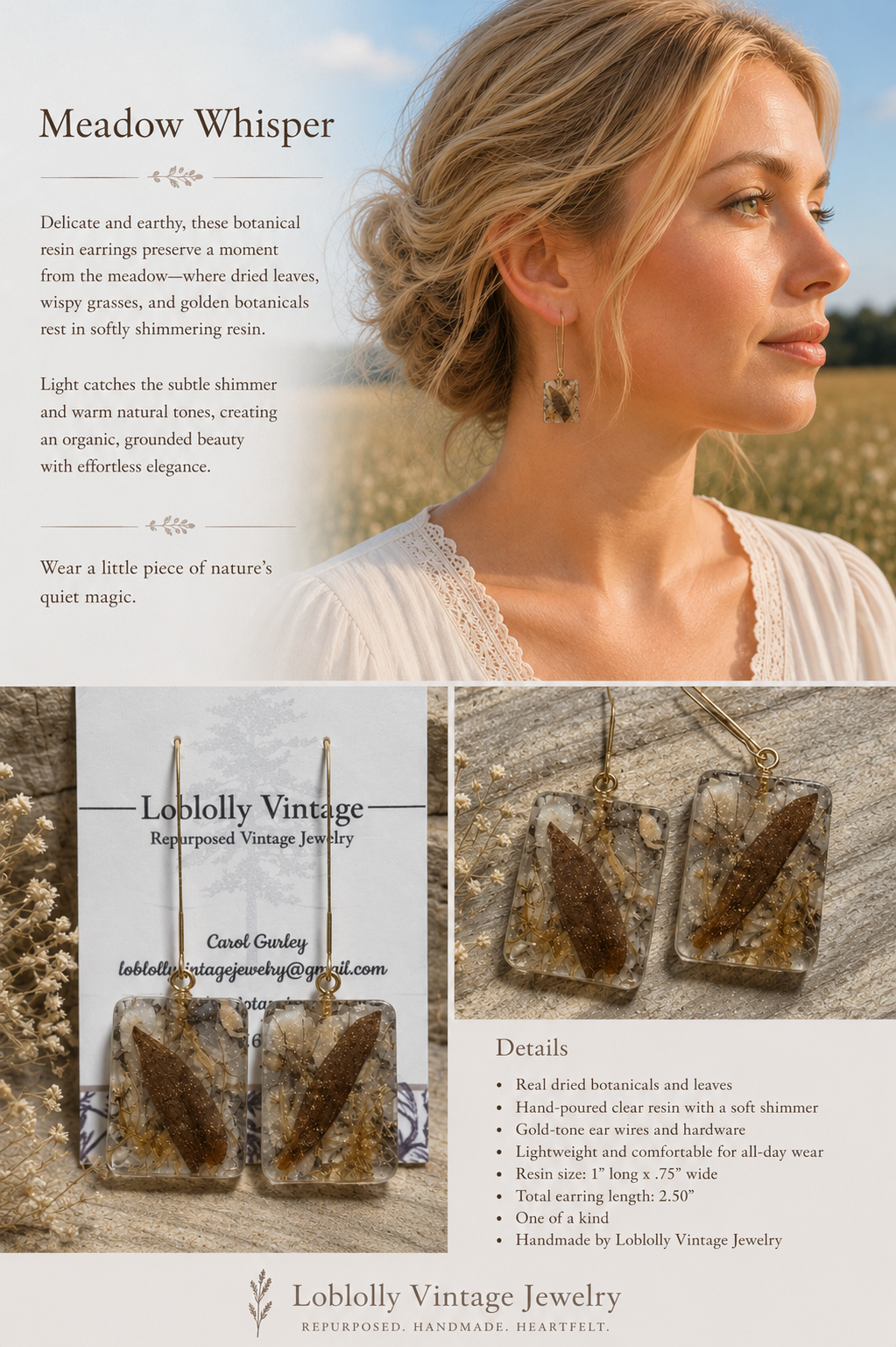 Gilded Meadow Enchanted Keywing Earrings