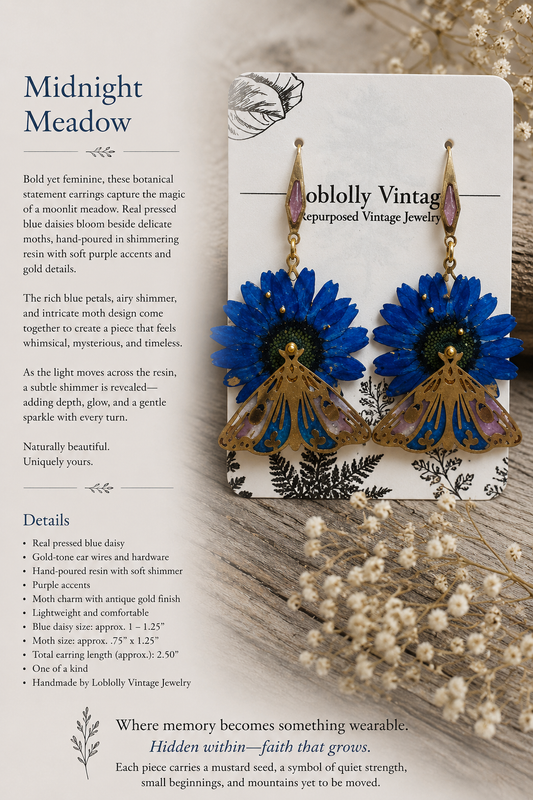 Midnight Meadow Earrings