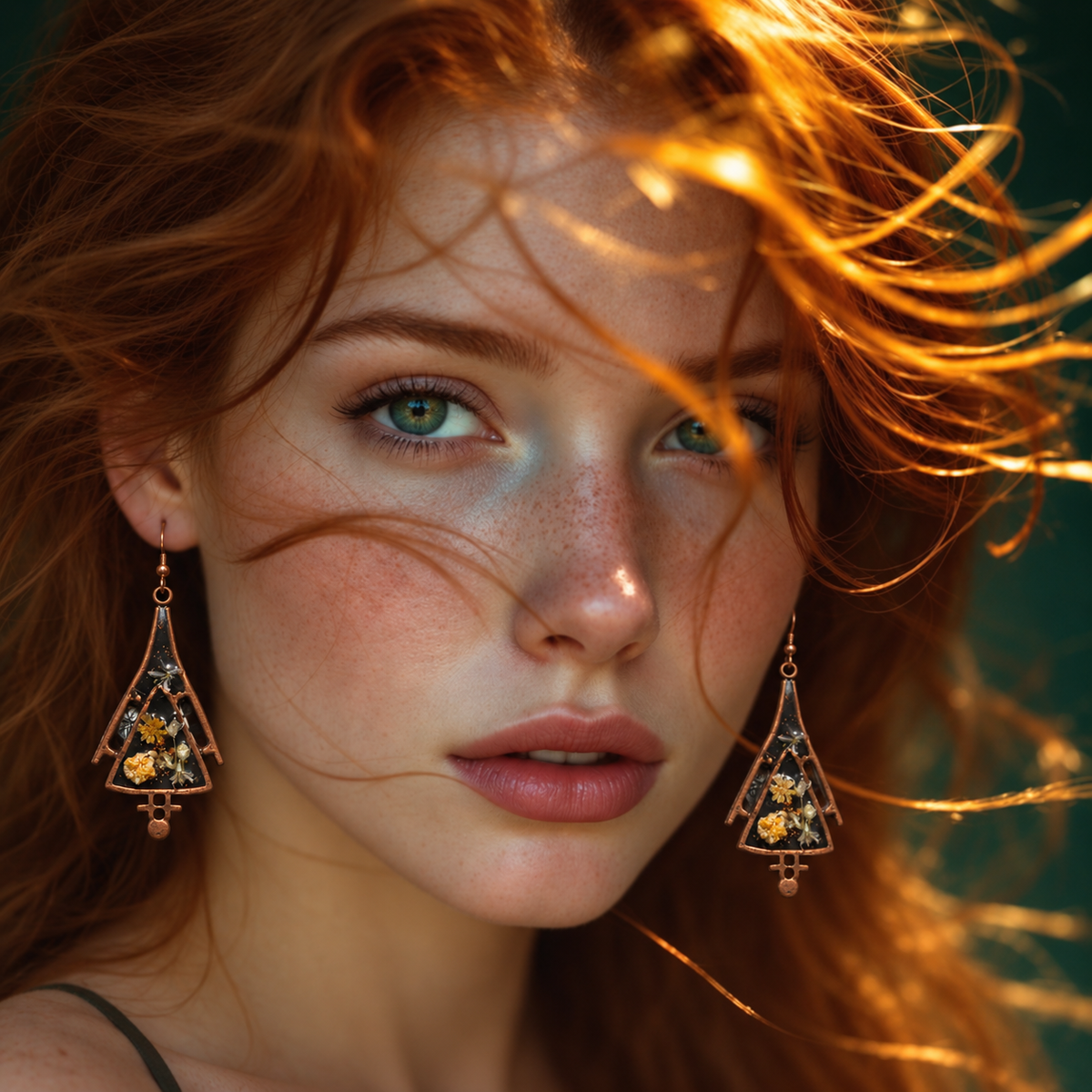 Copper Meadow Earrings