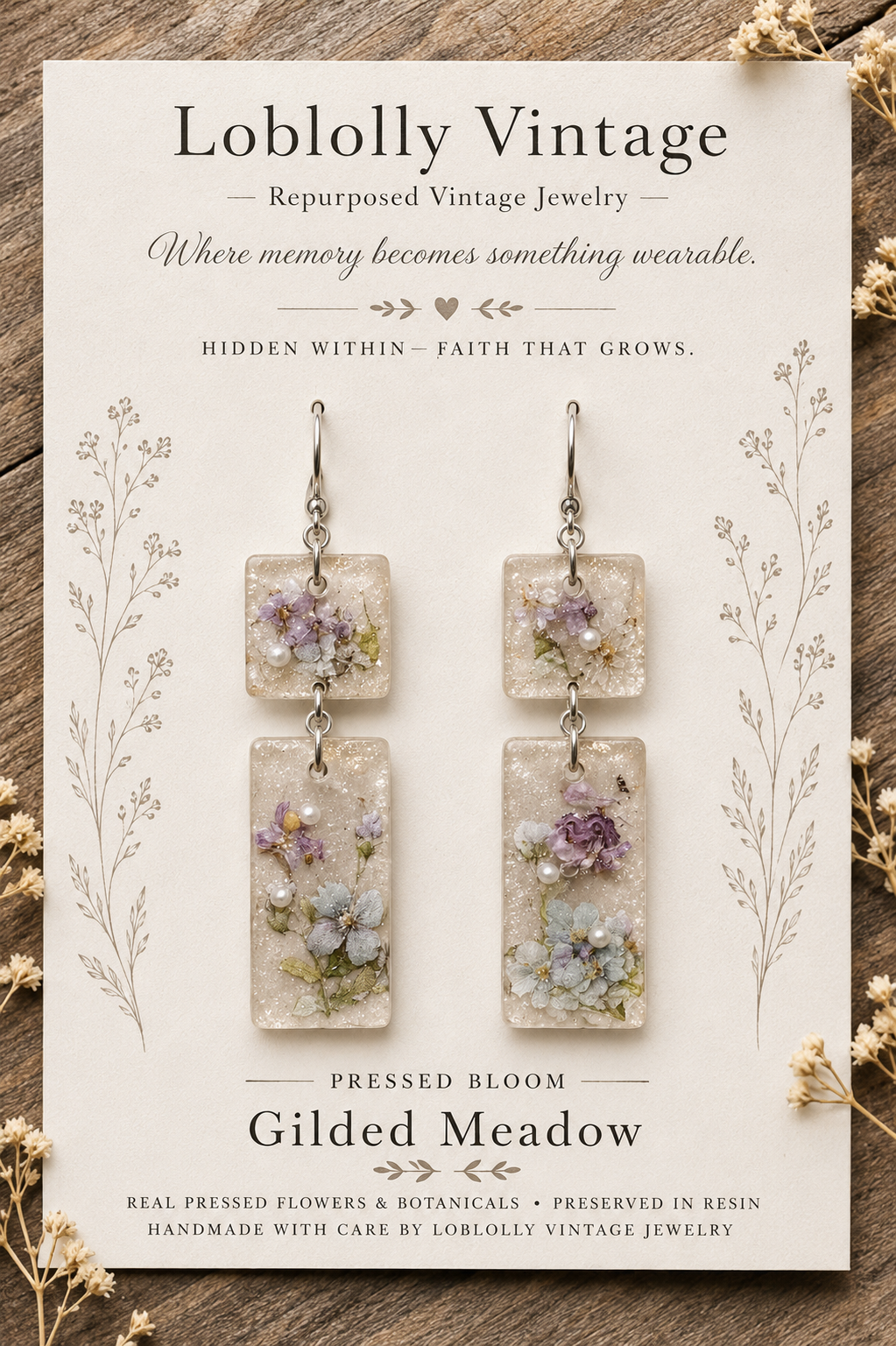 Soft Meadow Light Earrings